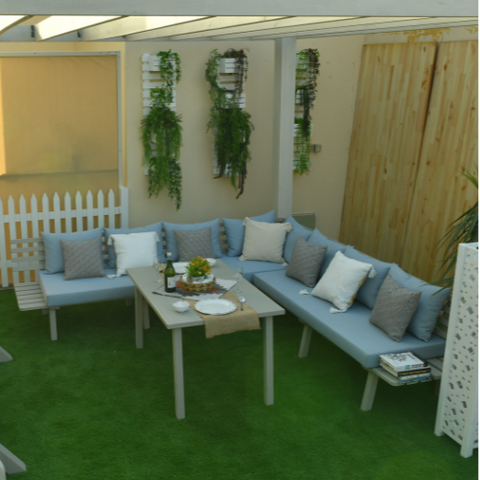 Nove outdoor corner sofa 7 seater