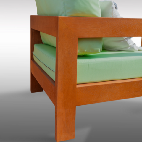 Leo wooden sofa set