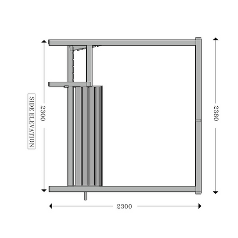 ROSA Corner gazebo
