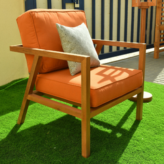 Alizaa sofa set 3+1+1+table wood