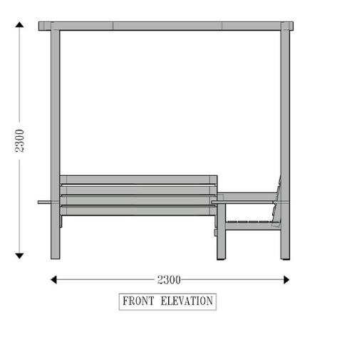 ROSA Corner gazebo
