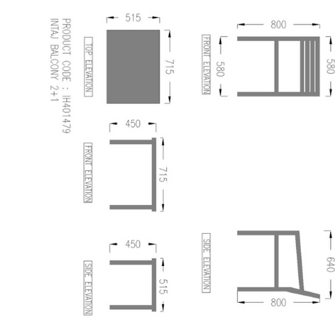 Intaj Balcony 2+1