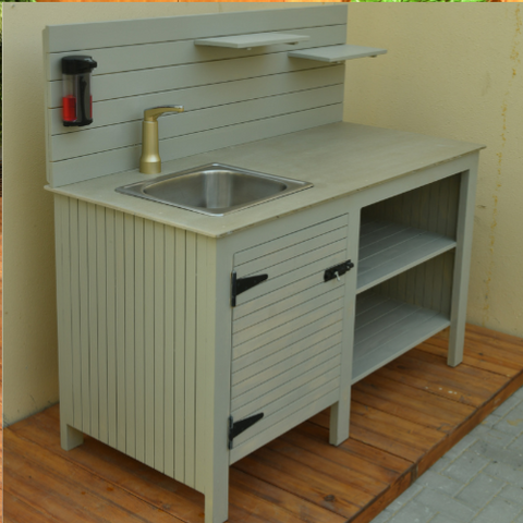 arial outdoor kitchen  set