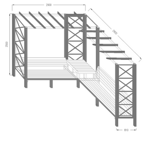 Rawana  corner gazebo