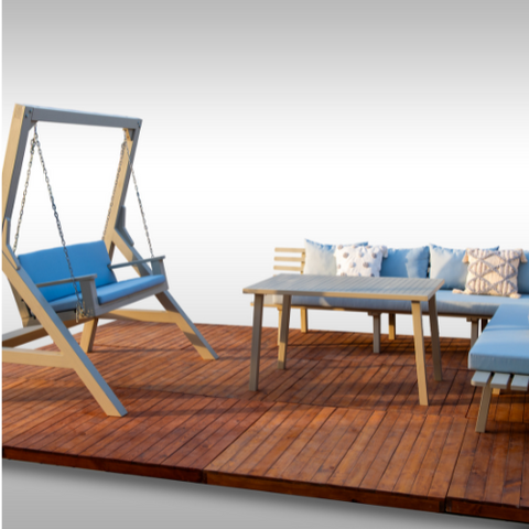 Nove outdoor corner sofa 7 seater