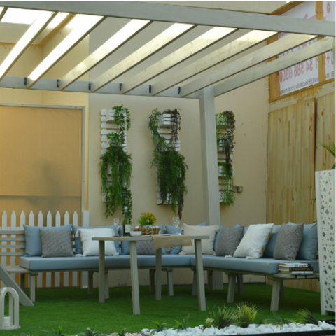 Nove outdoor corner sofa 7 seater