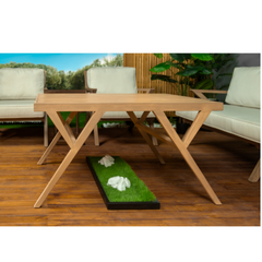 Lufta sofa set 3+1+1+table wooden