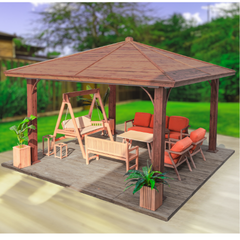 Luxury Wooden Gazebo  4x4