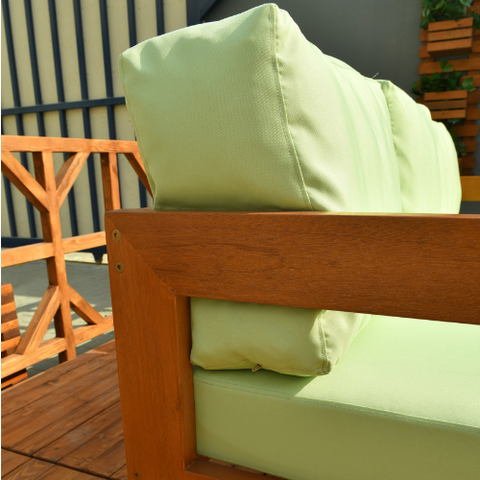 Leo wooden sofa set
