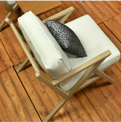 Lufta sofa set 3+1+1+table wooden