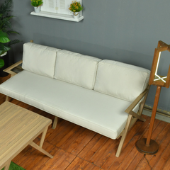 Lufta sofa set 3+1+1+table wooden